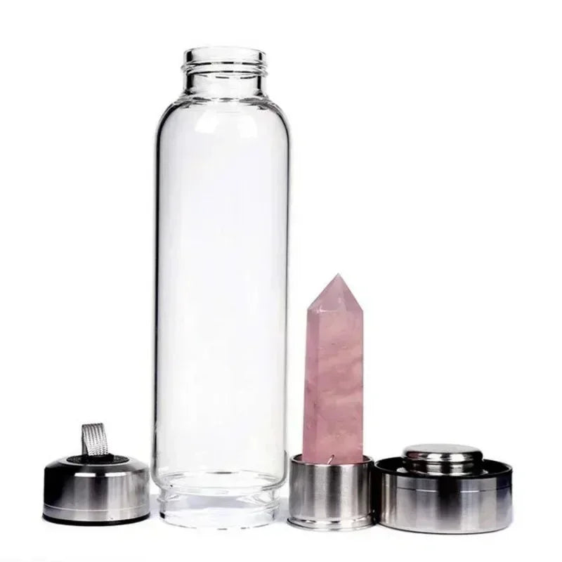 Natural Crystal Stone Water Bottle